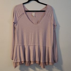 We the Free by free people layered long sleeve tee